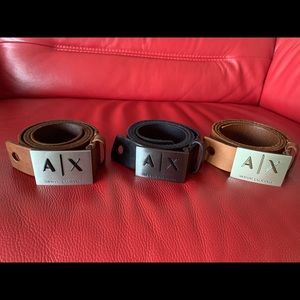 Armani Exchange belts
